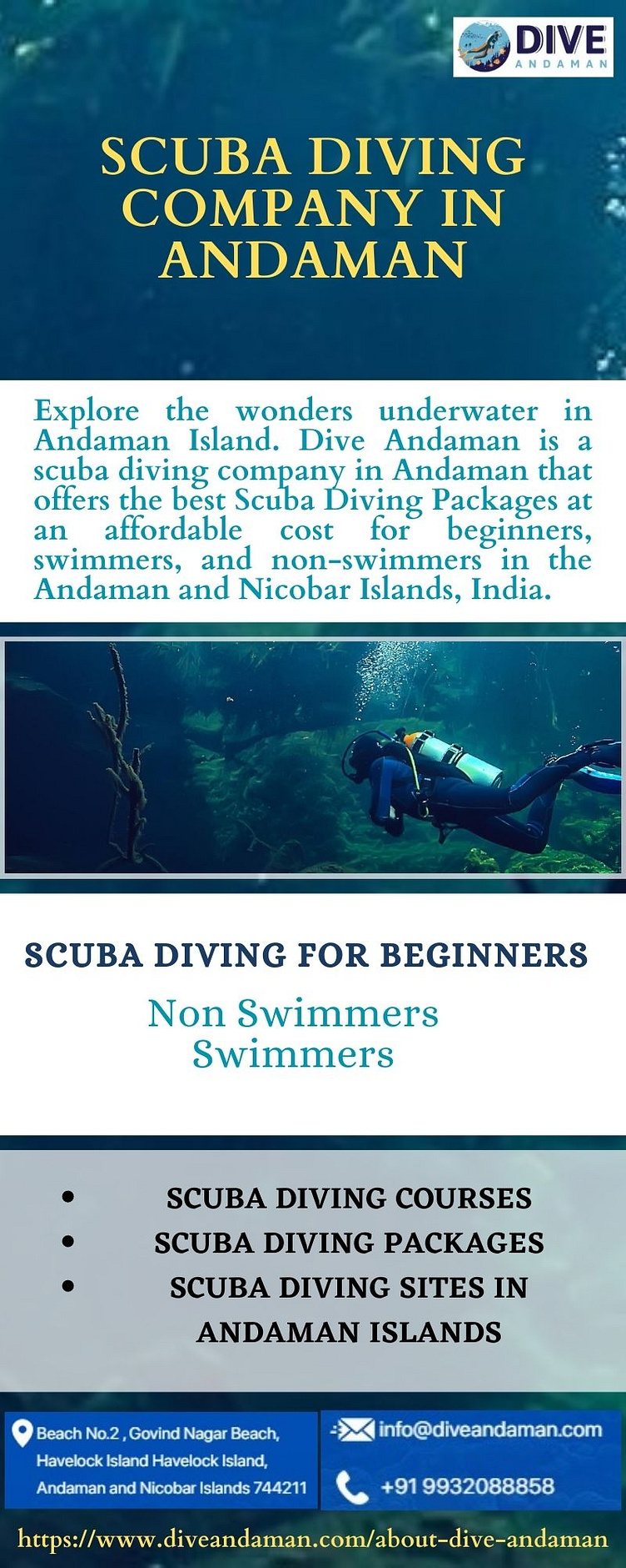 Scuba Diving Company in Andaman by Dive Andaman on Dribbble