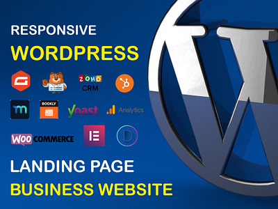 WordPress landing page and business website blog business website cms cms development comingsoon page divi ecommerce elementor landing page plugin portfolio responsive squeeze page theme web design web development woocommerce wordpress wordpress customization wordpressd evelopment