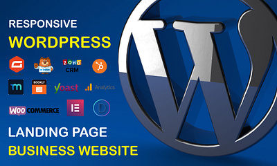 WordPress landing page and business website blog business website cms cms development comingsoon page divi ecommerce elementor landing page plugin portfolio responsive squeeze page theme web design web development woocommerce wordpress wordpress customization wordpressd evelopment