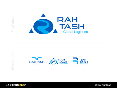 Rahtash Branding: Logo Design, Brand Assets, Visual Identity agency agency service animated logo animation brand and identity brand design brand designer brand identity branding corporate brandong design illustration international transport logo design r logo rahtash rahtash toos road logo transport company transport company logo