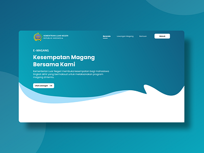 E-Magang: corporate site, professional graphic design magang ui web