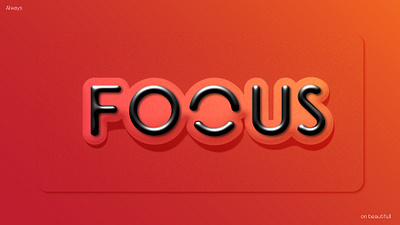 Focus - logo design ilustration. branding daily graphic design illustrator logo webdesign