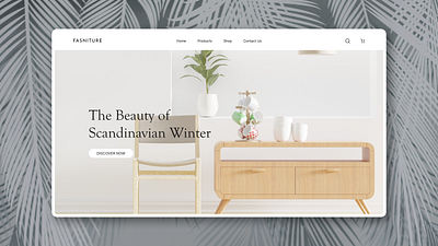 FASNITURE - The Furniture Website behance branding concept design dribbble figma illustration logo responsive ui vector