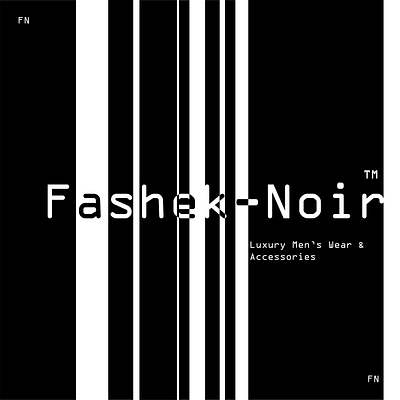 Fashek-Noir branding design graphic design illustration logo typography