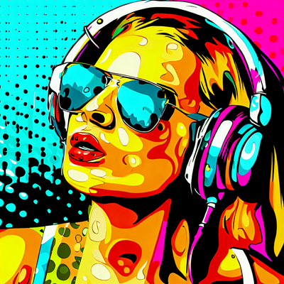 pop art digital art graphic design illustration logo painting wall art