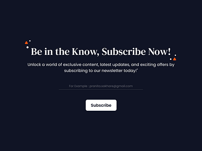 Daily UI 26 - Subscribe card cardlayout design newsletter notify subscribe typography ui