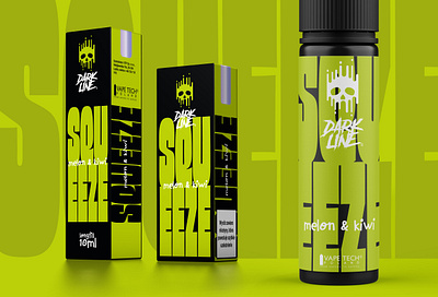 Squeeze vape packaging design branding graphic design identity packaging design product design typography vector