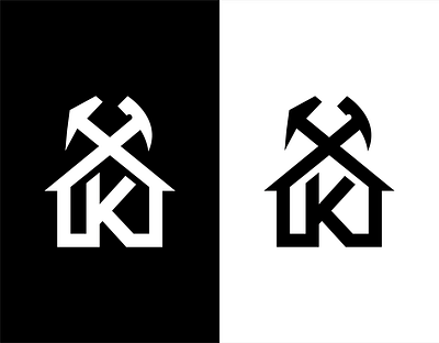 K logo art brand branding design illustration logo minimal simple ui vector