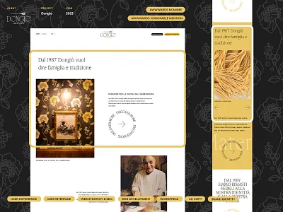 Dongió - Website Design awwwards branding design graphic design logo typography ui ux