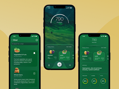 Diet App Design app design design ios app design ui