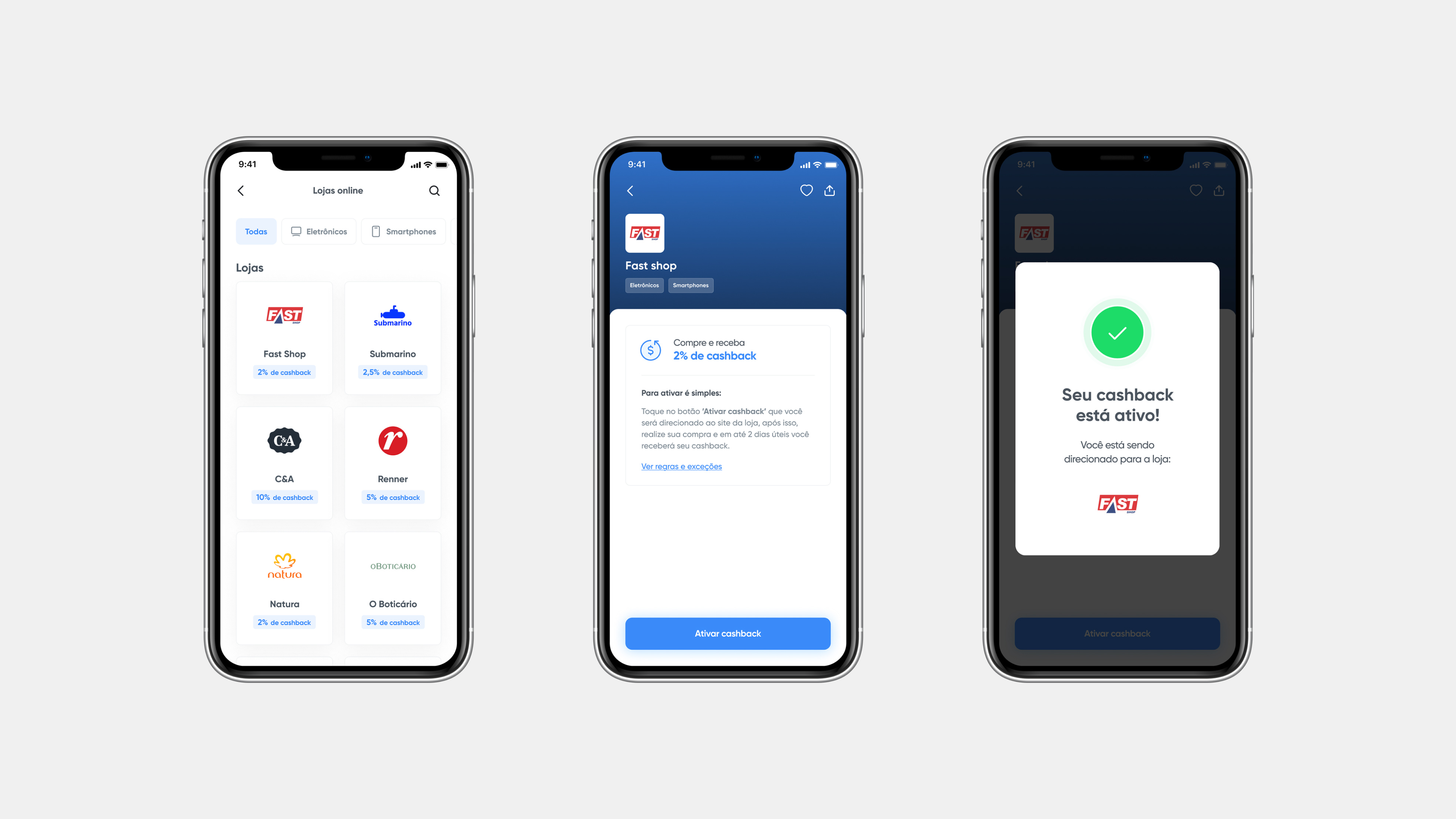 Beblue - Online stores app cashback ios mobile online store