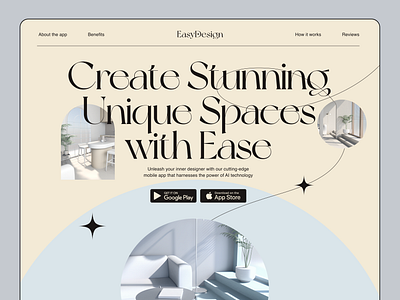 EasyDesign Mobile App AI 3d app branding design graphic design ui ux