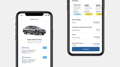Unidas - Rent a car app concept design ios mobile rent a car unidas