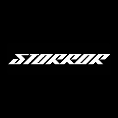 STORROR Logotype italic lettering logo logotype parkour sports typography youtube