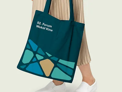 52. Forum Wokół Kina bag branding cinema cracow event green logo