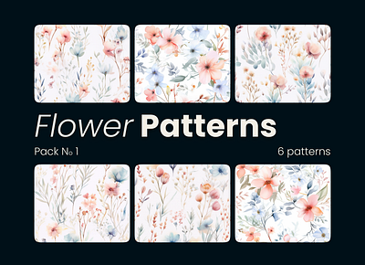 Flower Patterns Pack No 1