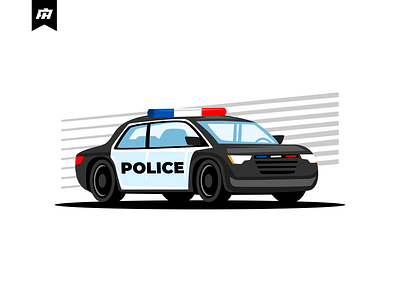 PoCar car cartoon design graphic design illustration logo police vector