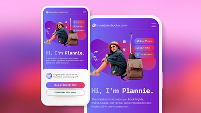 Travel AI - Travel ChatBot chatbot mobile design travel ai travel planner