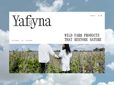 Wildfarm Tea Ecommerce Website beverage branding design drink ecommerce graphic design home page interface marketing nature tea ui user experience ux web web design web marketing website website design wild