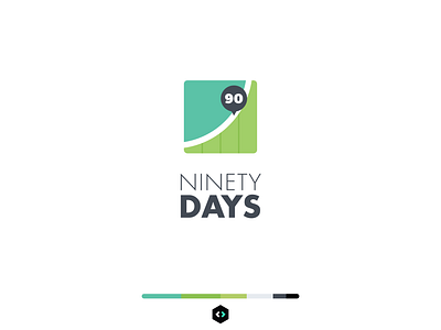 Ninety Days - logo design branding design graphic design illustration logo vector