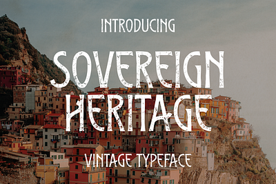 Sovereign Heritage - Vintage Type branding classy design elegant font graphic design heritage illustration logo luxury retro typeface victorian vintage