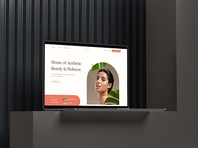 Elixr Web Design Case Study aesthetic beautiful women beauty branding clinic cosmetic design minimal ui ui design uiux website women