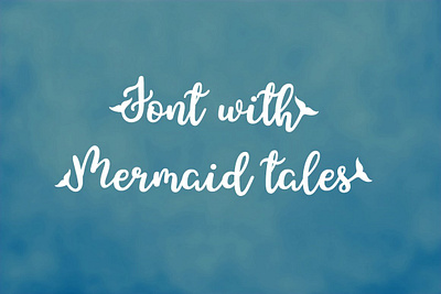 Mermaid font app branding design graphic design illustration logo typography ui ux vector