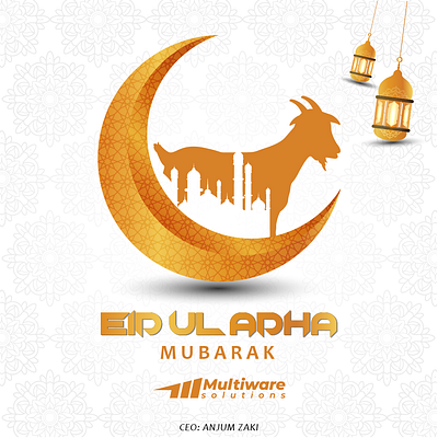 "May the joy of Eid fill your heart and home with love." graphic design