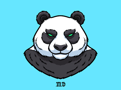 Panda illustration bear bear illustration bear logo cartoon character design gaming illustration logo logo design logotype panda panda art panda design panda illustration panda logo sticker vector