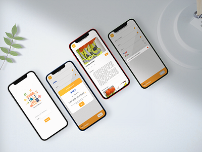 ProtectMart: PPE E-commerce App apd app cleandesign design ecommerce ios mobile orange ppe simple ui ux