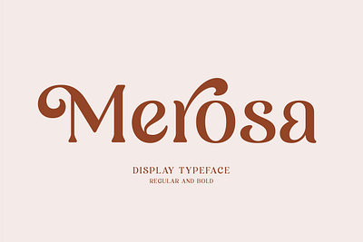 Merosa - Display Typeface alternate brand identity branding classic display font elegant free free font freebie ligature logo logos modern packaging type typeface