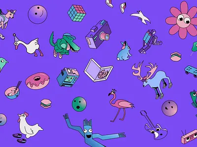 Shareup characters affinity designer affinitydesigner banner branding character design illustration illustration art vector vector art webdesign