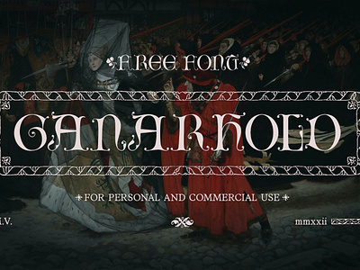 Ganarhold - Free Font classic display font elegant fancy free free font freebie serif sophisticated type typeface victorian vintage