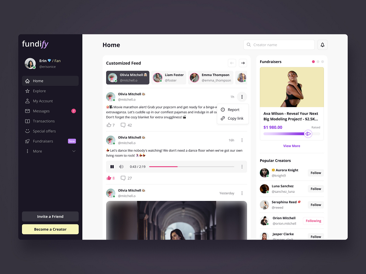 Browse thousands of Feed App UI Design images for design inspiration ...
