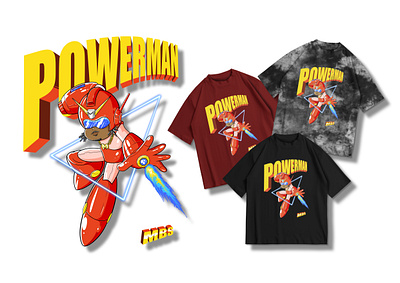 The Great powerman! branding design graphic design illustration logo vector