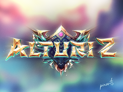 Metin2 Golden Game Logo - Alturi 2⭐️💙 animated fantasy logo design emblem fantasy fantasygame gamelogo gaming logo metin2 mmorgp muonline