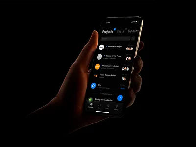 Otto - Project management app app design interface management mobile project ui ux
