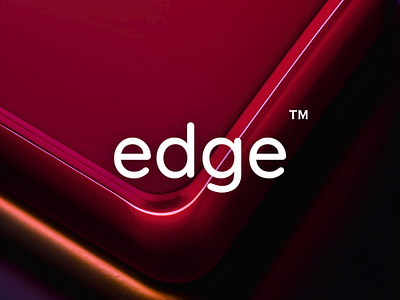 'edge' - brand name 'Quicksand' - Typeface Font Name 3d animation branding graphic design logo motion graphics ui