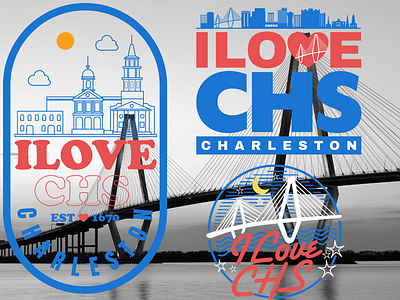 I LOVE CHS BRAND app branding design graphic design illustration logo typography ux vector