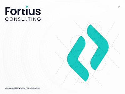 Fortius Consulting📈 action adobe illustrator artwork branding business consulting crm design flat graphic design investments logo logo design typography ui ux vector