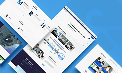 PGA corporation profile design ui website