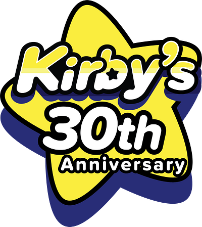 Kirby's 30th Anniversary Museum Exhibit anniversary design exhibit graphic design illustration kirby logo museum video game