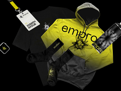 Merch design for a crypto quant fund Empros animation brand brand identity branding crypto crypto design crypto merch cryptocurrency graphic design hoodie logo logo design logotype merch merchandise packaging quant fund smm swag typography