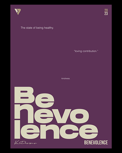 003_Benevolence branding design graphic design typography vector