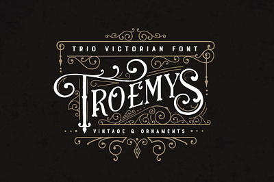 Troemys Font Trio and extras app branding design graphic design illustration logo typography ui ux vector
