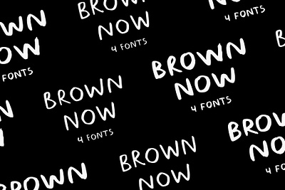 BROWN NOW FONT app branding design graphic design illustration logo typography ui ux vector