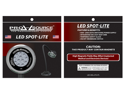 LED Spot-Lite Hang Tag Design graphic design hang tags print design