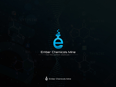 Logo Ember Chemical Mine branding design graphic design illustration logo vector