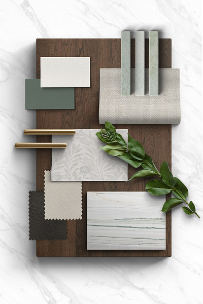 Conceptual Material Board design interior design materials