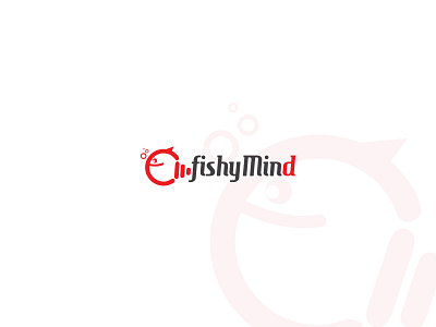 Logo Fishy Mind branding design graphic design illustration logo vector